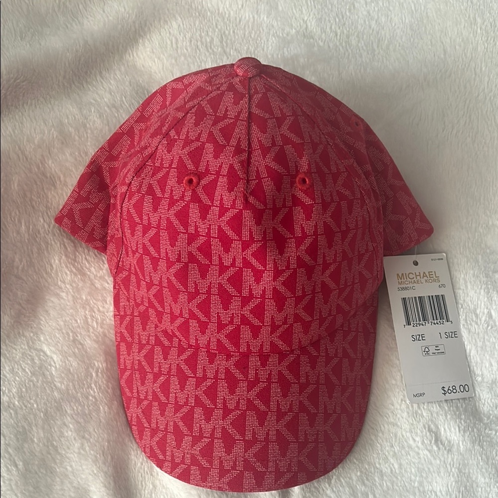 Michael Kors Kids Red Logo Cap